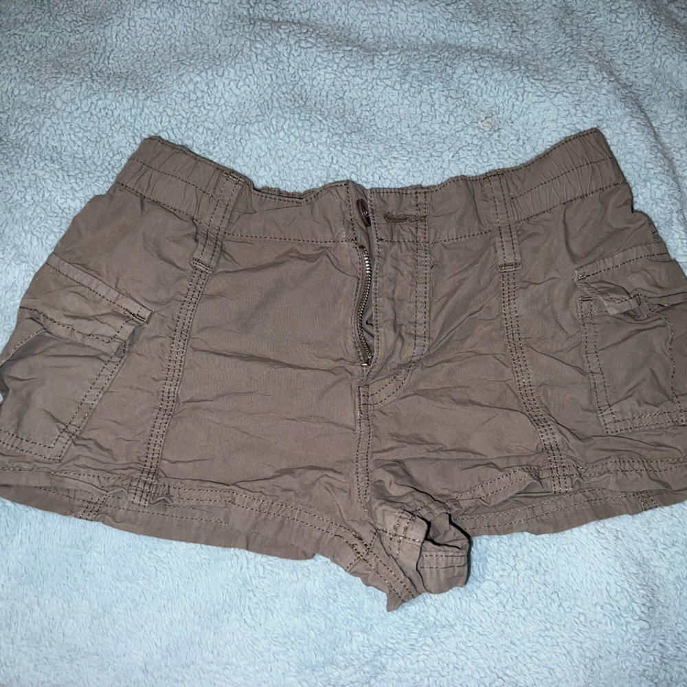 BDG green y2k cargo shorts